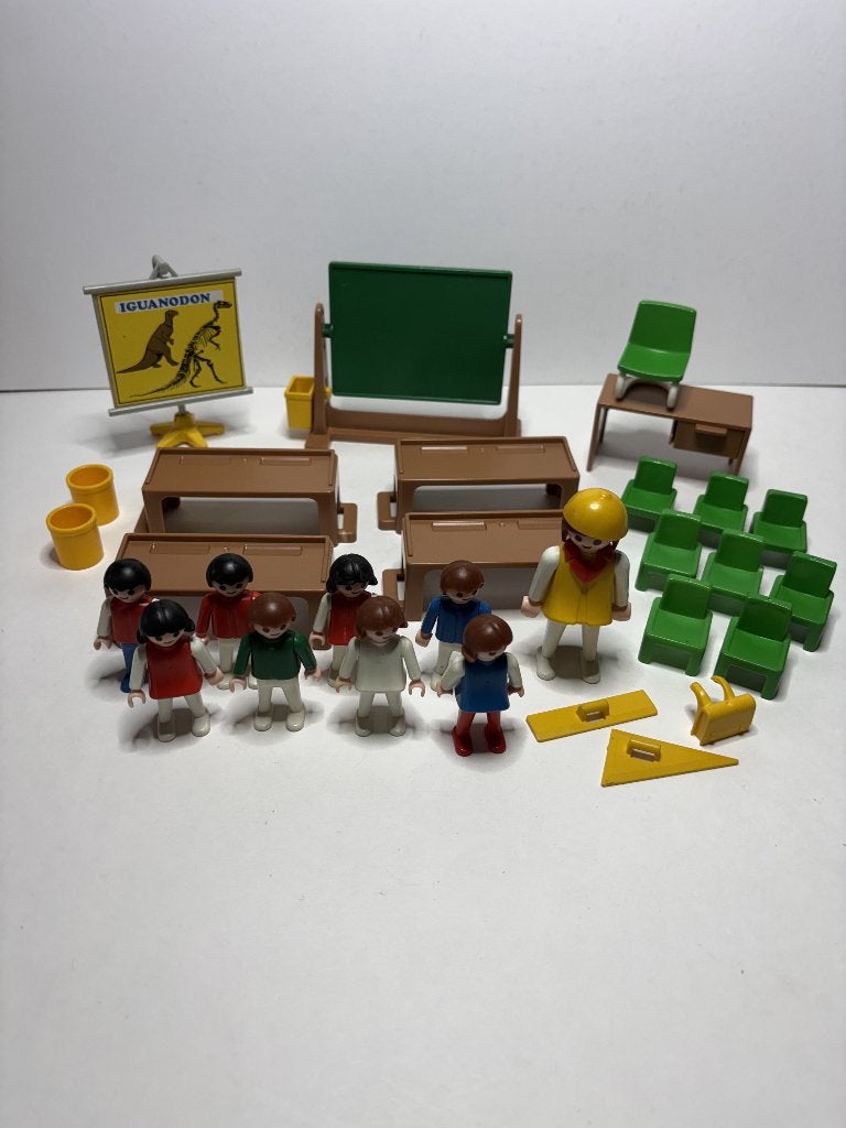 Playmobil 3522 Classe scolaire 1984, Enfants & Bébés, Enlèvement ou Envoi, Autres séries, Kit complet, Utilisé