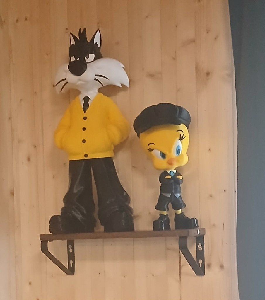 LOONEY TUNES 50 CM HOGE PLA-figuren, Ophalen, Zo goed als nieuw