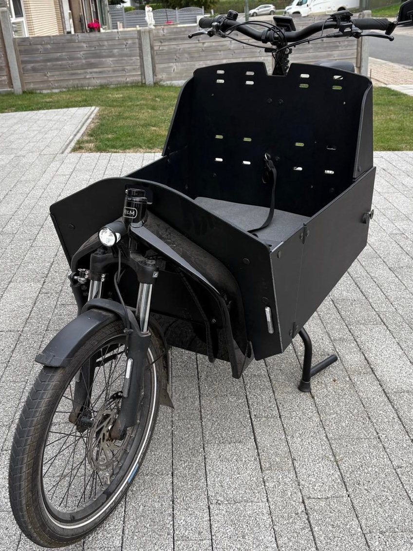 Riese & Müller Transporter2 65 Vario, Fietsen en Brommers, Elektrisch, Zo goed als nieuw, 2 kinderen, Schijfrem