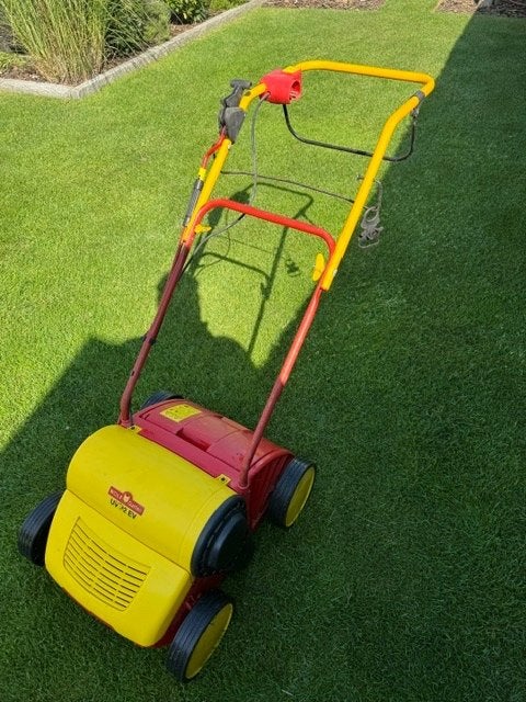 Wolf elektrische verticuteermachine, Jardin & Terrasse, Scarificateurs, Enlèvement, Utilisé, Électrique, Wolf garten