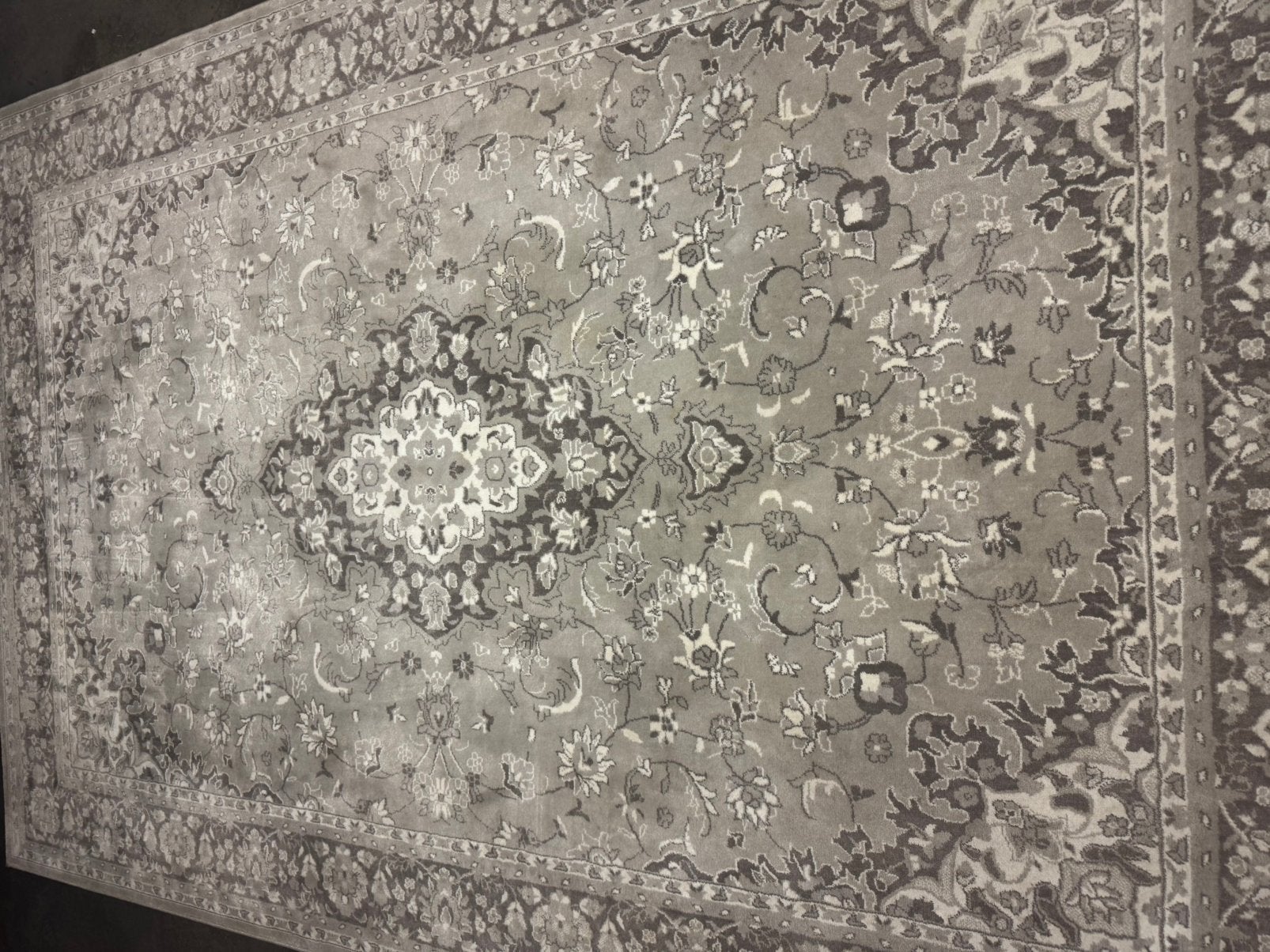 Mat met perzisch geïnspireerd motief, Ophalen, Gebruikt, 200 cm of meer, 200 cm of meer