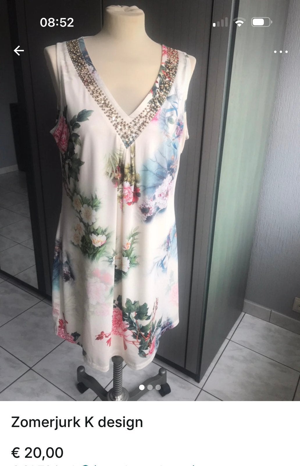 Zomer kleed k-design, Kleding | Dames, Jurken, Ophalen, Zo goed als nieuw