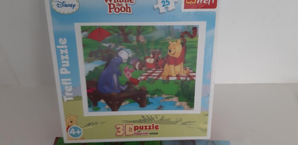 3D kinderpuzzel 24 stuks Winnie the pooh, Ophalen of Verzenden, 10 tot 50 stukjes, Gebruikt, 6 maanden tot 2 jaar