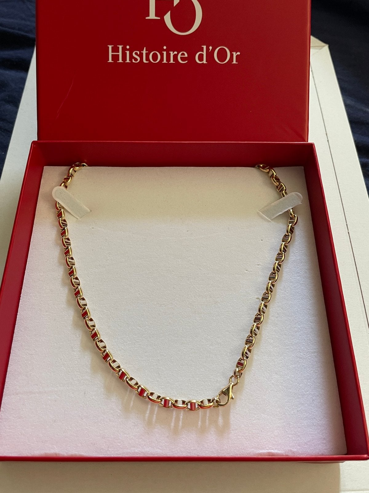 Collier or 18ct, Enlèvement, Comme neuf, Or, Or