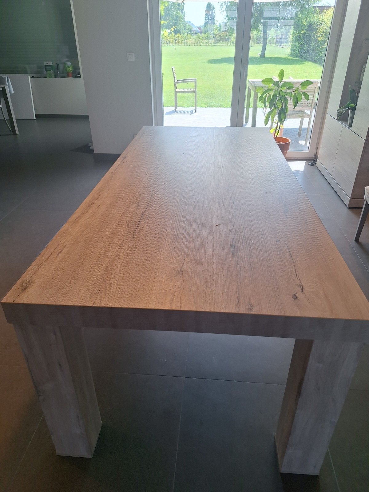 Eettafel, Huis en Inrichting, Tafels | Eettafels, Ophalen, Zo goed als nieuw