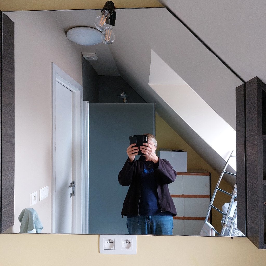 Grote spiegel, Maison & Meubles, Accessoires pour la Maison | Miroirs, Enlèvement, Comme neuf