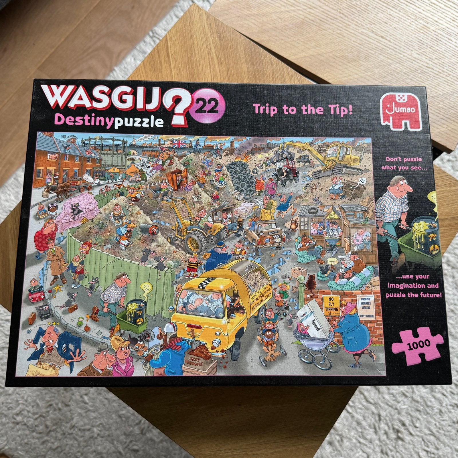 Puzzle Wasgij – 1000 pièces, Enlèvement, 500 à 1500 pièces, Comme neuf, Puzzle