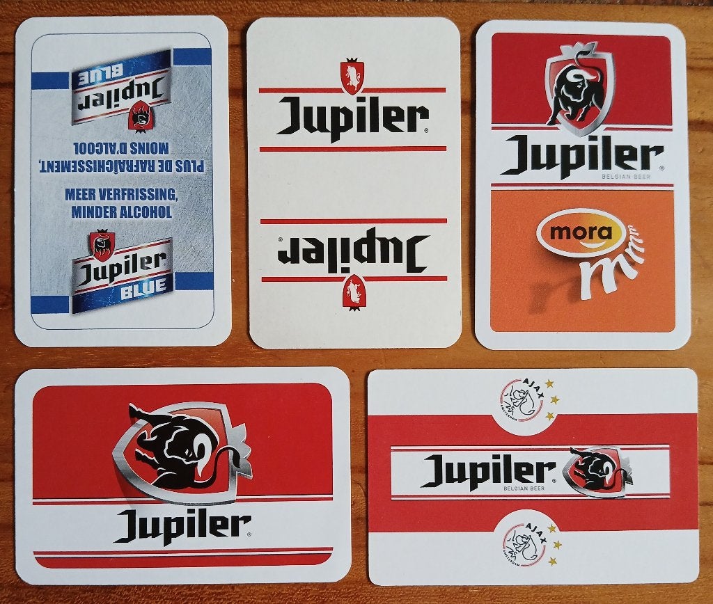 Jupiler, Collections, Marques de bière, Envoi, Jupiler