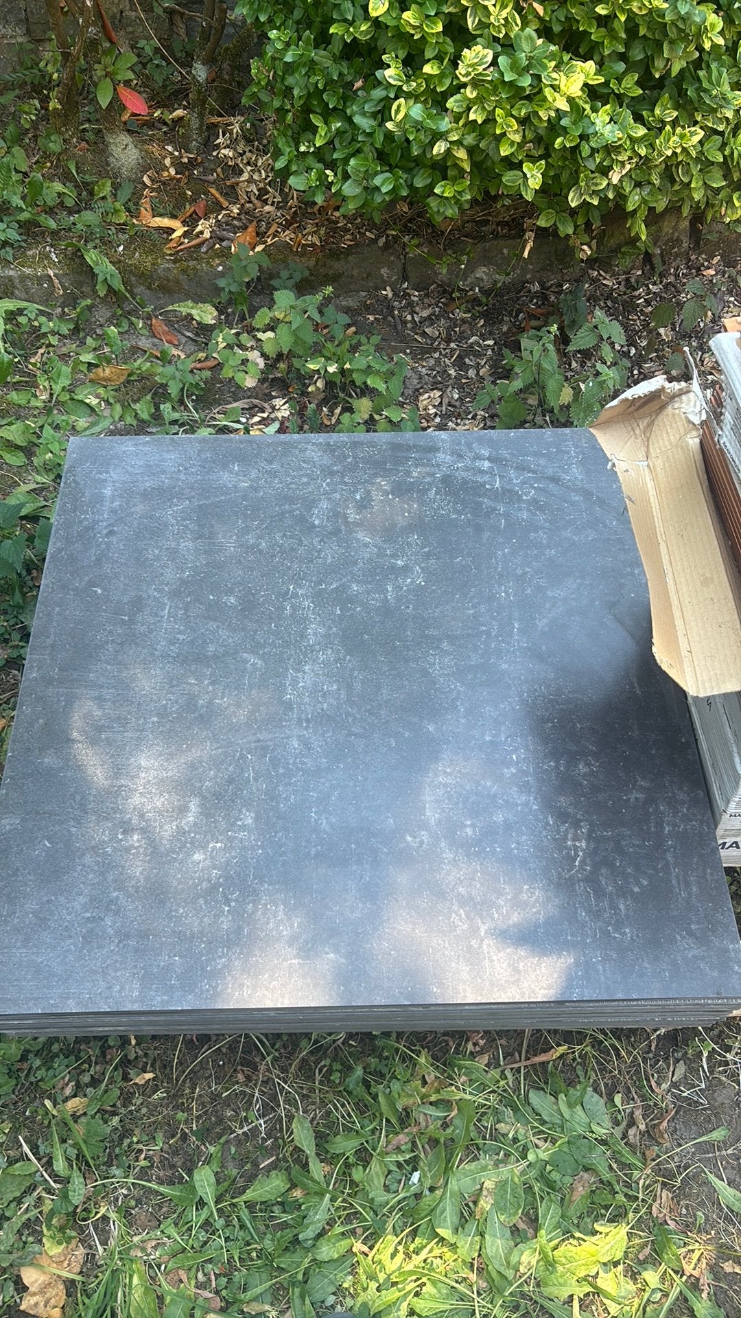 Carrelage gris 89,589,5 cm – 16 pièces, Bricolage & Construction, Enlèvement, Neuf