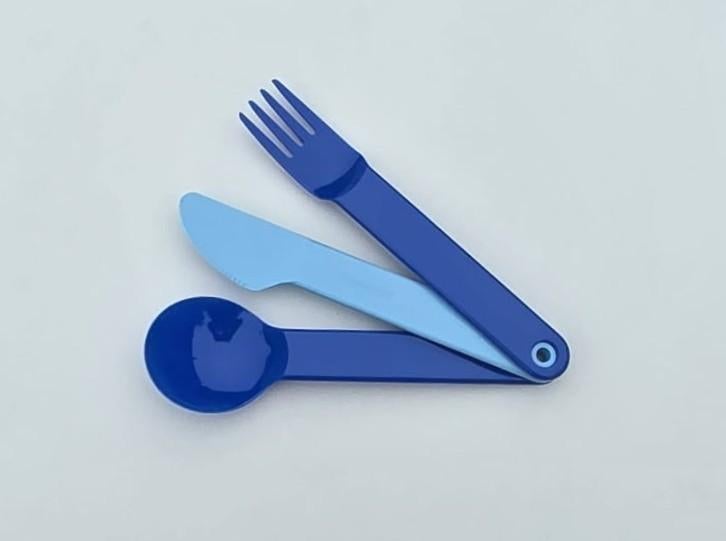 Tupperware™ Couverts « On the Go » duo de bleu, Maison & Meubles, Cuisine| Tupperware, Neuf, Autres types, Bleu, Envoi