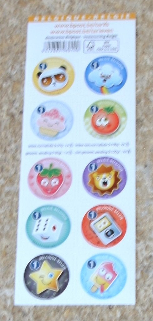 1 boekje B150 emoticons  smoeltjes, Sans timbre, Neuf, Enlèvement ou Envoi, Non oblitéré