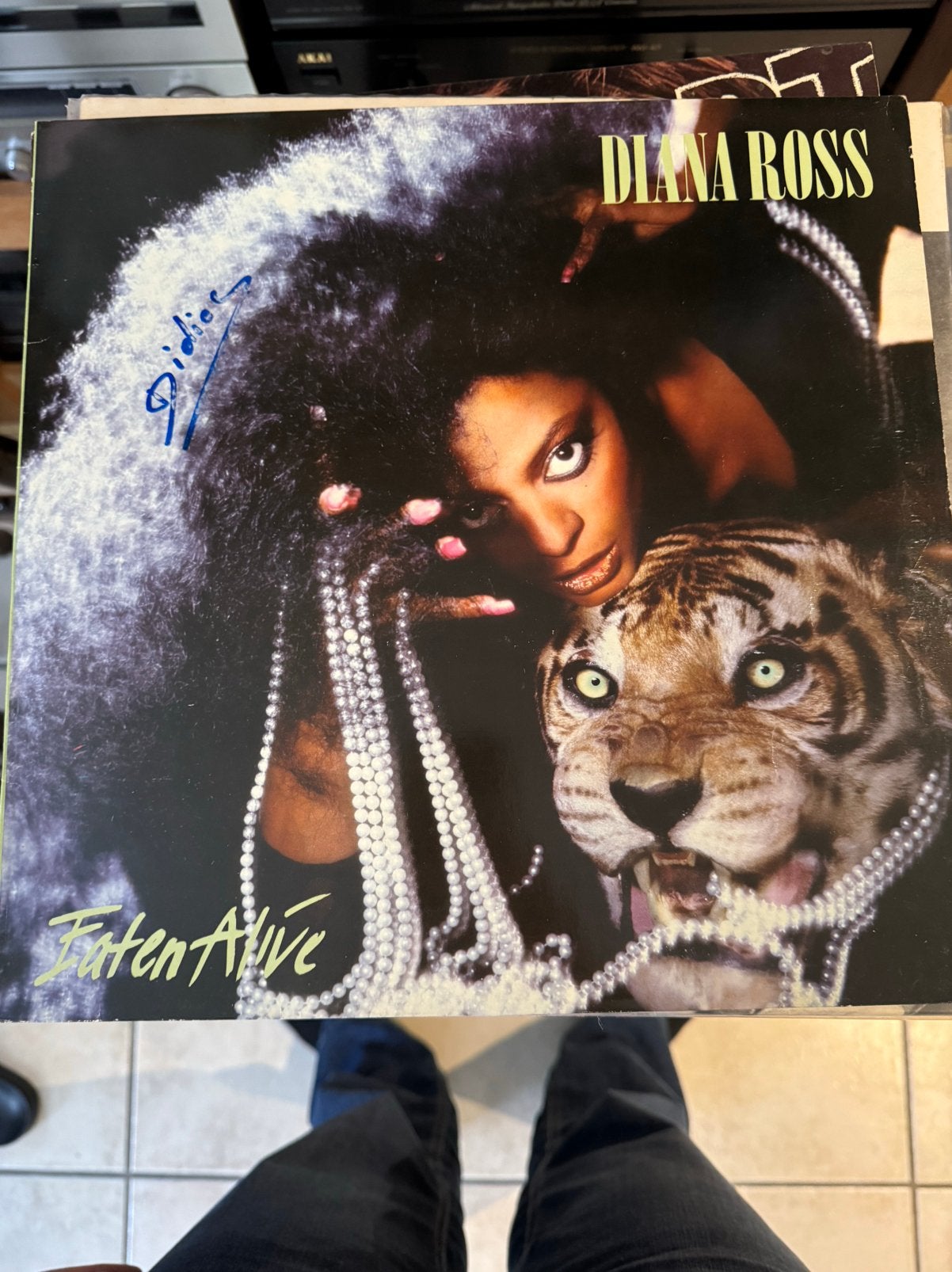 Lp Diana Ross, Eaten alive, Ophalen of Verzenden, Zo goed als nieuw