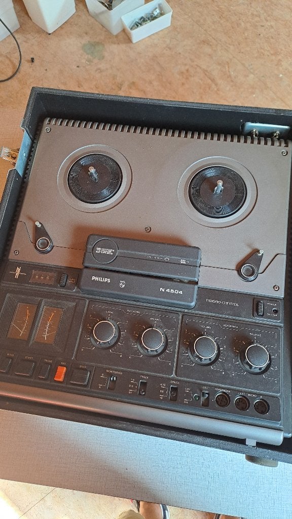 Bandopnemer Philips N4504, Ophalen, Bandrecorder, Met banden