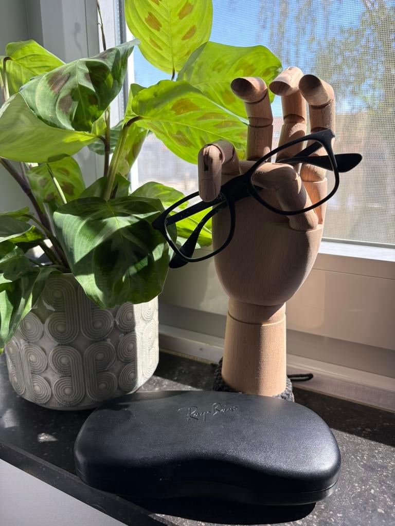 Brilmontuur Ray-Ban mat zwart, Gebruikt, Zwart, Ophalen of Verzenden, Ray-Ban