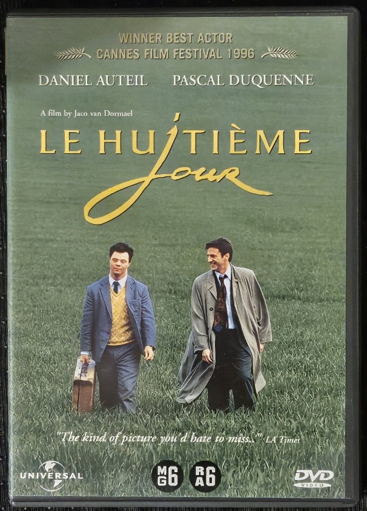 Le Huitième Jour (1996), Cd's en Dvd's, Ophalen of Verzenden, Zo goed als nieuw, Frans, Nederlands