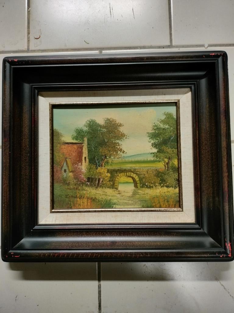 Twee kleine schilderijen, Antiek en Kunst, Kunst | Schilderijen | Klassiek, Ophalen