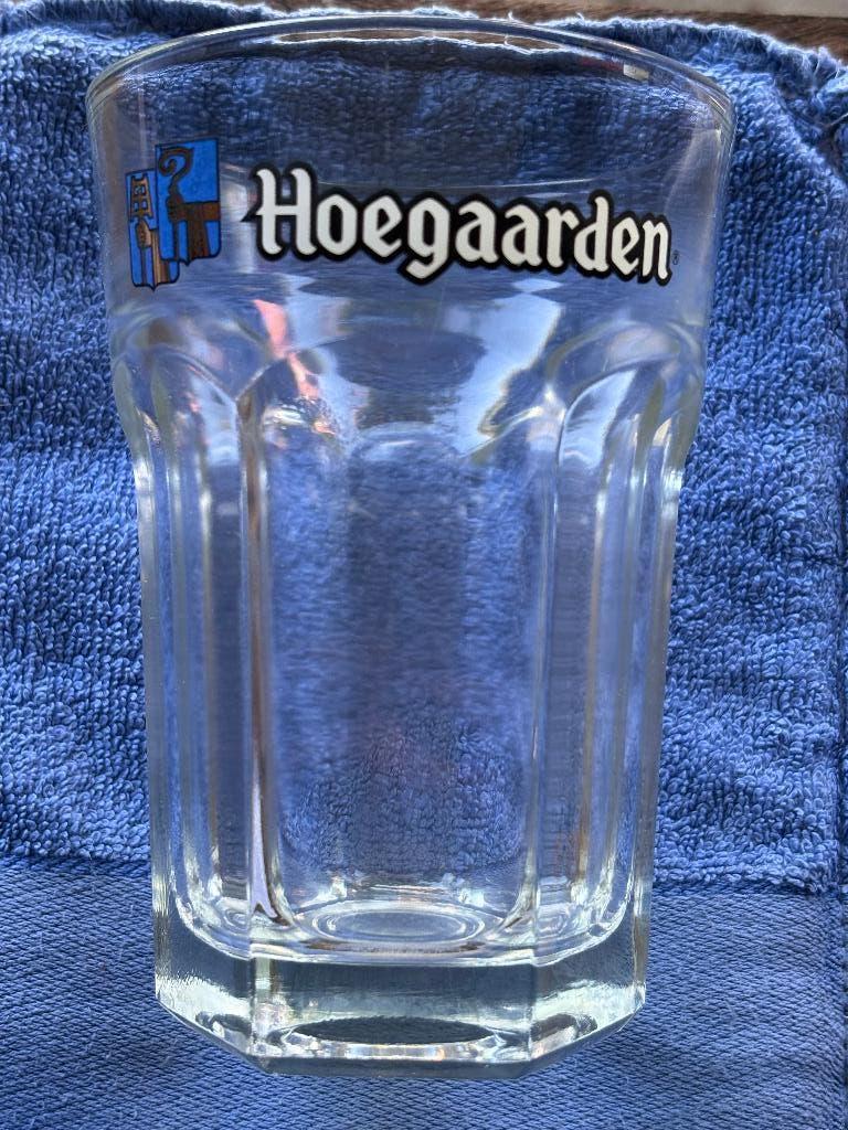 Hoegaarden - bouclier bleu (3 verres), Collections, Marques de bière, Comme neuf, Verre ou Verres, Enlèvement ou Envoi