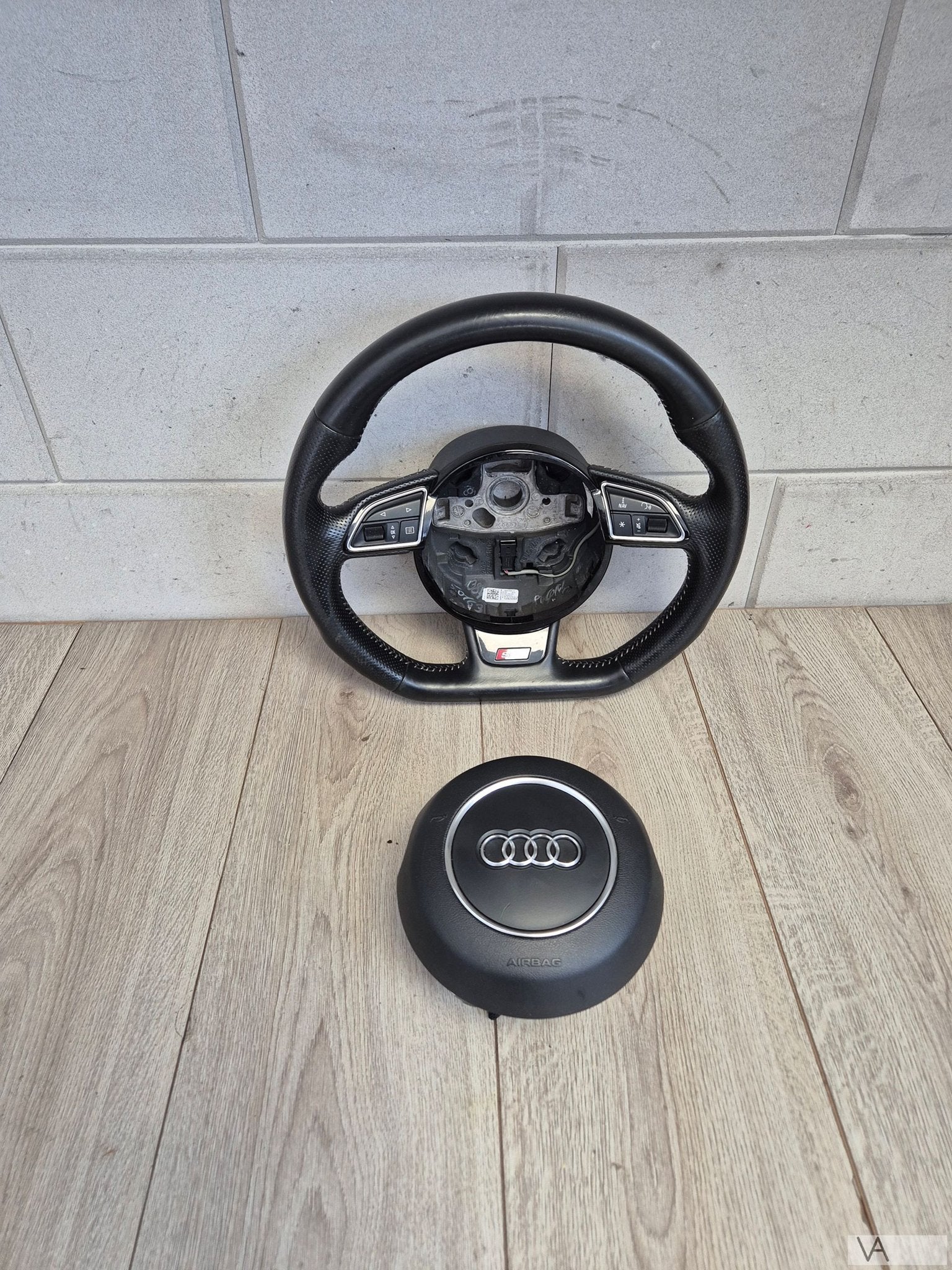 S-line stuur afgeplat met airbag van Audi A3 8v 2013 - 2019, Autos : Pièces & Accessoires, -, Audi, Utilisé, -