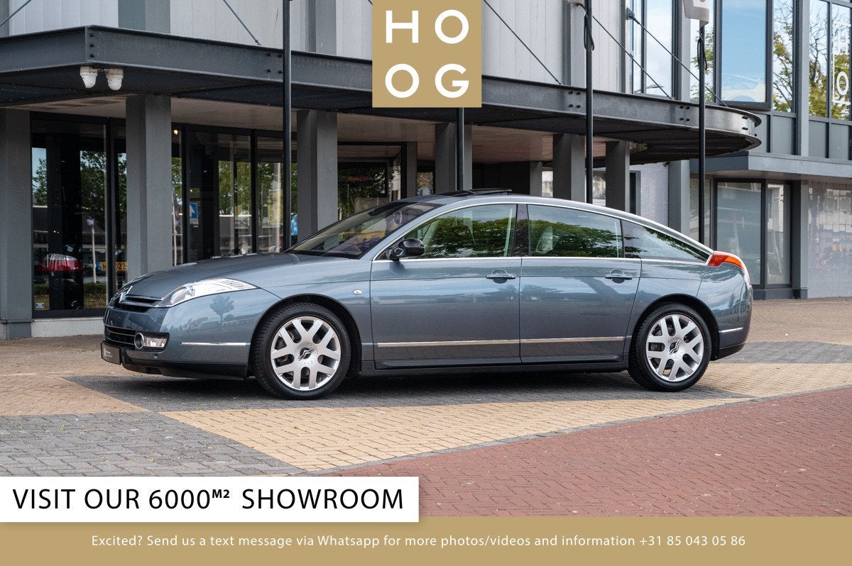 Citroën C6 3.0 V6 Pallas (bj 2005, automaat), Auto's, Citroën, Automaat, 4 deurs, Gebruikt, Leder