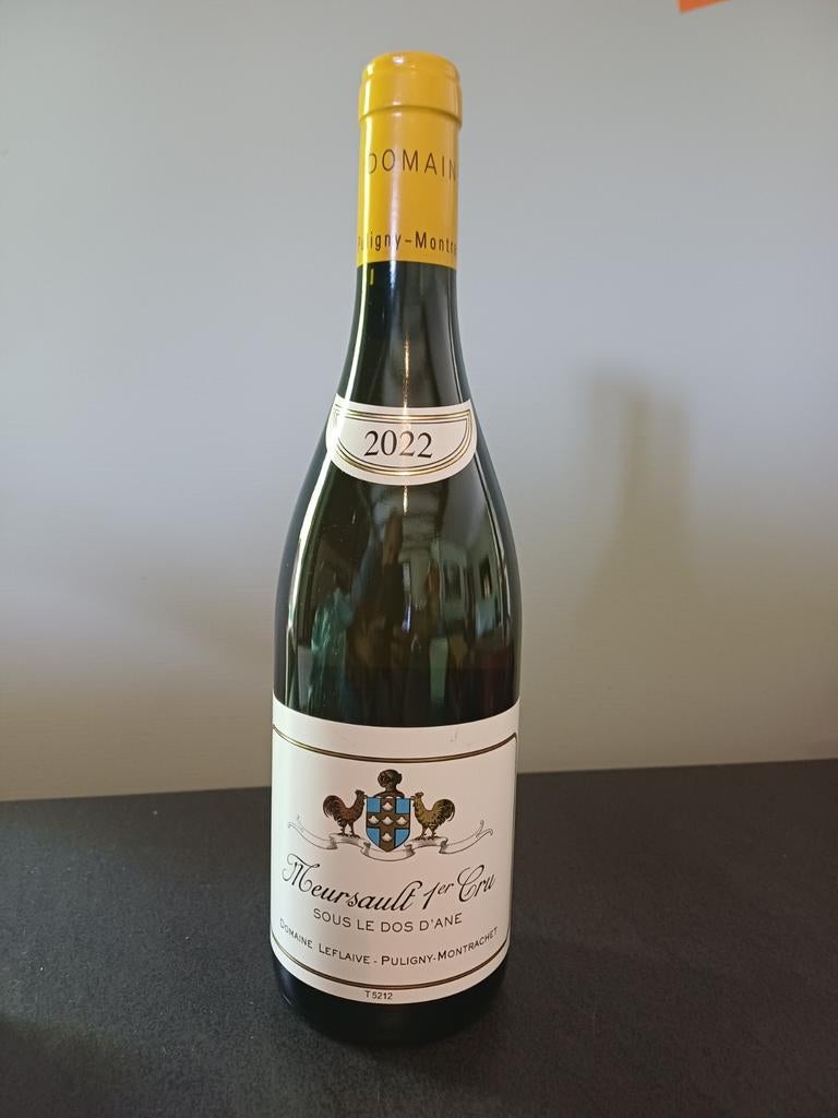 Meursault 1 er cru Domaine Leflaive sous le dos d ane 2022, Enlèvement ou Envoi