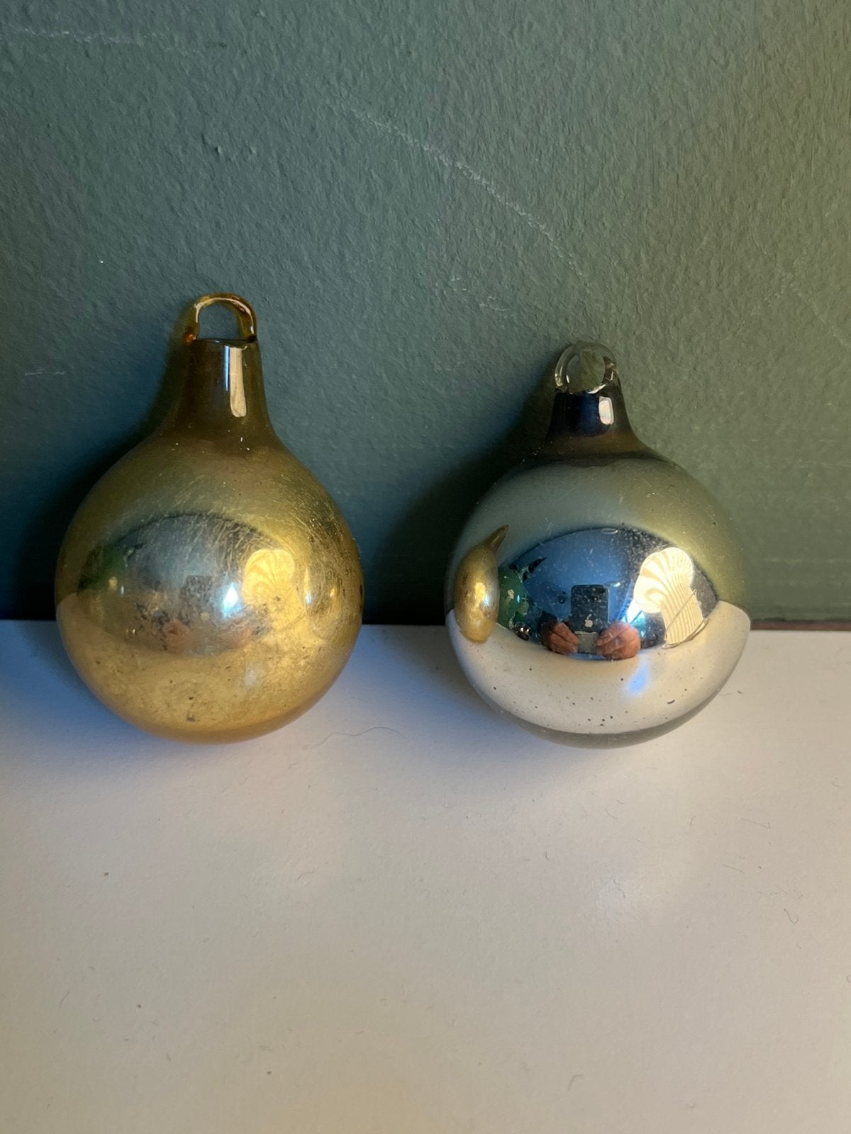 Set van 2 kleine AJEKO kerstballen, Diversen, Ophalen of Verzenden