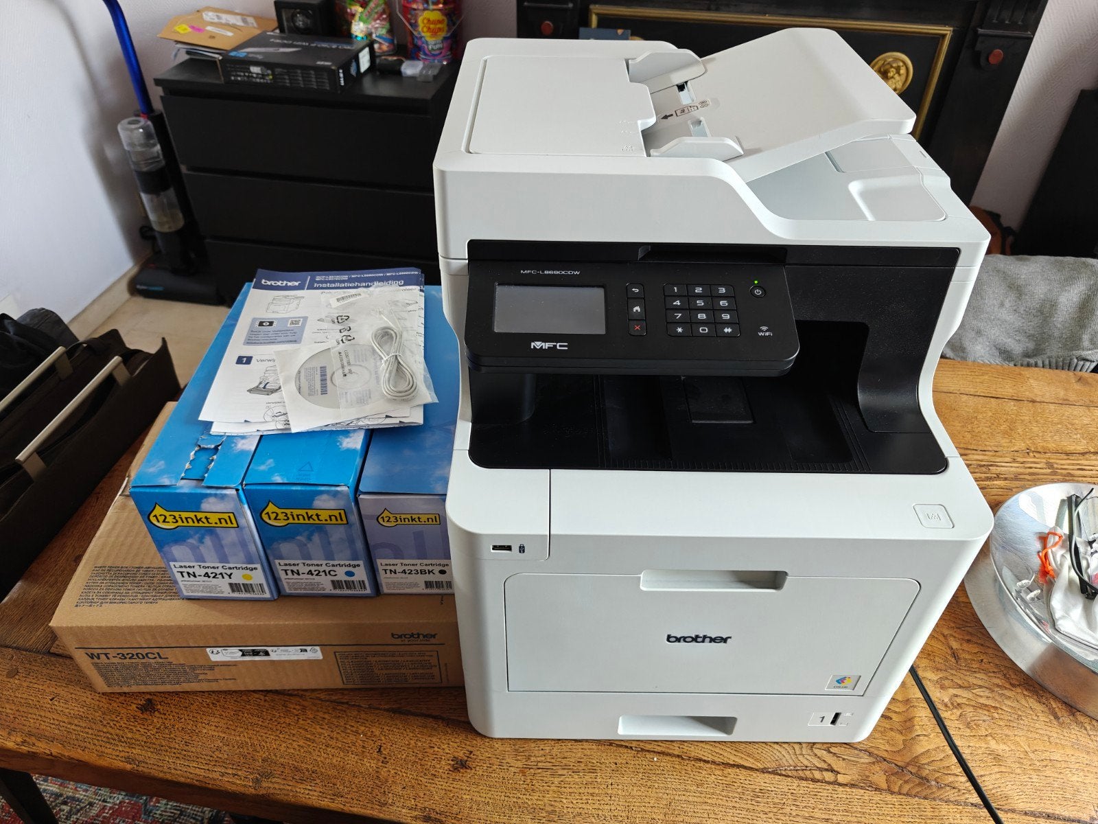 Brother MFC-L8690CDW, Ophalen, All-in-one, Draadloos, Zo goed als nieuw