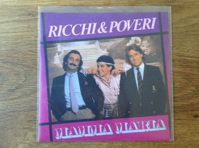 single ricchi & poveri, CD & DVD, Vinyles Singles, R&B et Soul, Enlèvement ou Envoi, Housse de protection extérieure, 7 inch