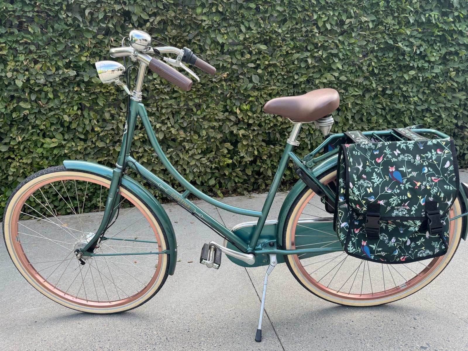 Mintgroene damesfiets Cortina - niet-elektrisch, Terugtraprem, Gebruikt, Versnellingen, Ophalen