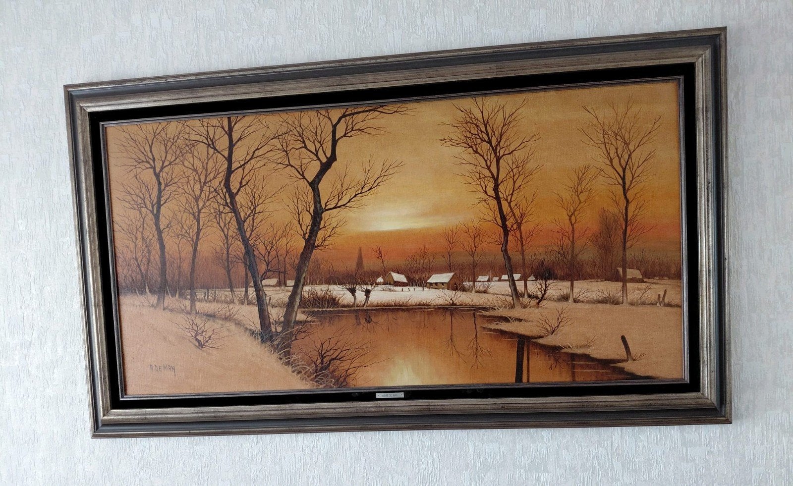 schilderij van André De Man, Ophalen