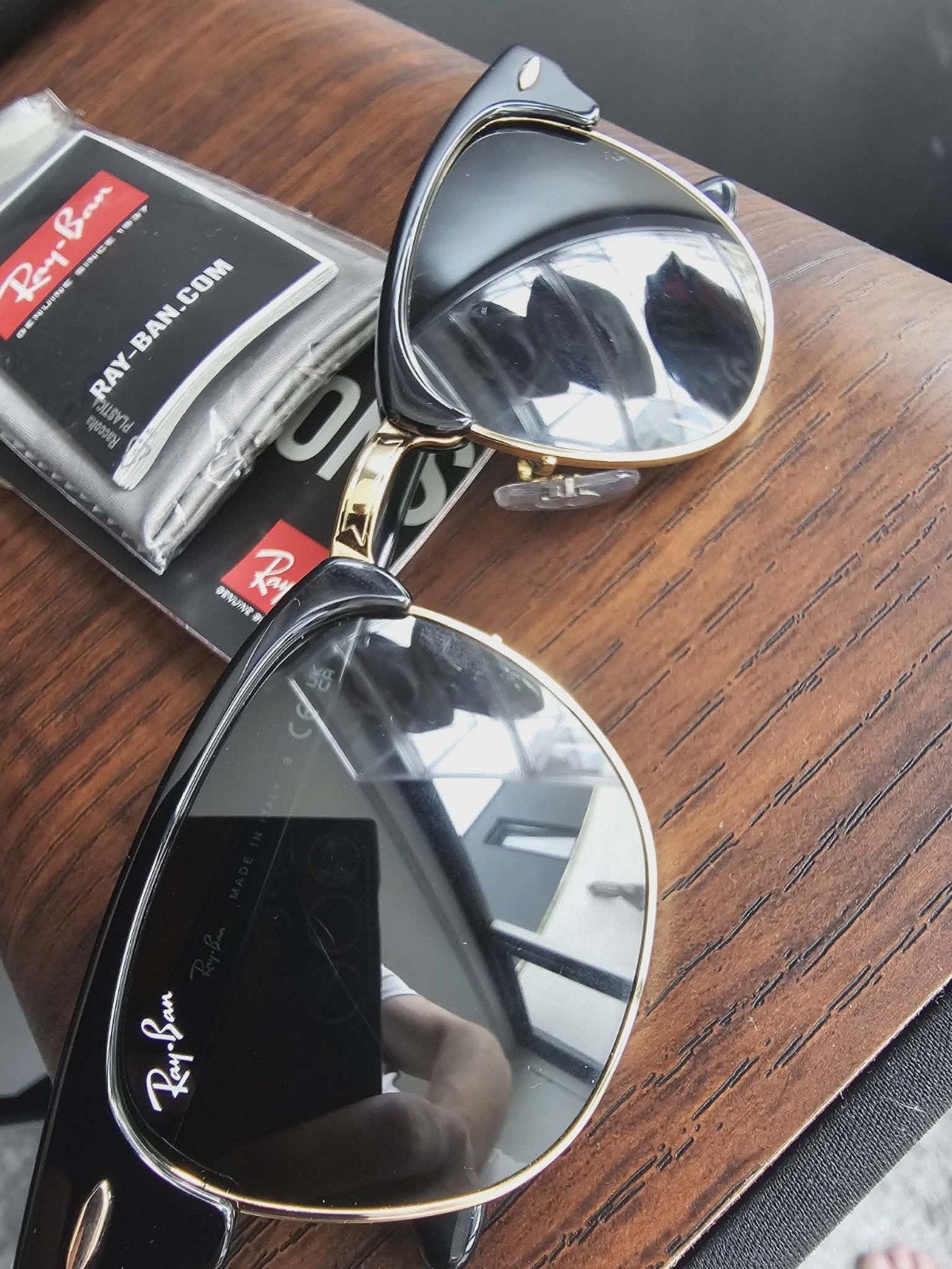 Ray-Ban Clubmaster Zonnebril Lunettes, Enlèvement ou Envoi, Lunettes, Ray-Ban