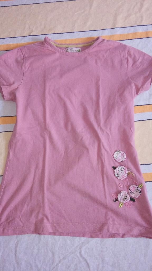 Verschillende t-shirts meisjes, korte mouwen, maat 164, Ophalen of Verzenden, Gebruikt, Meisje, Shirt of Longsleeve