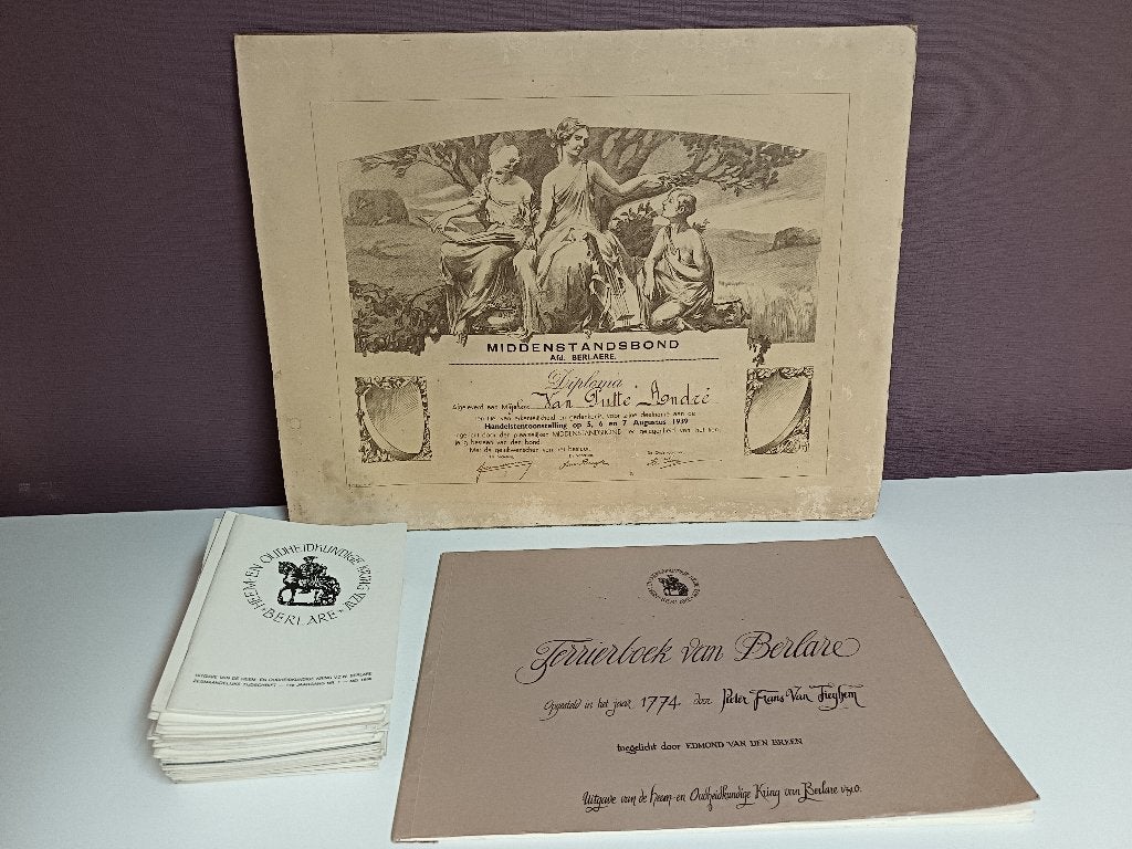 Collection de publications de la communauté Berlare, Livres, Enlèvement ou Envoi, 20e siècle ou après, Utilisé