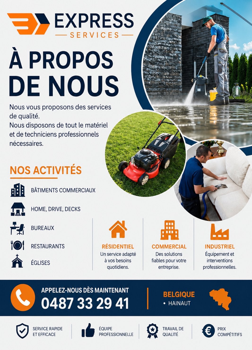 Déménagement – Nettoyage – Jardinage | EXPRESS SERVICES |, Nettoyage