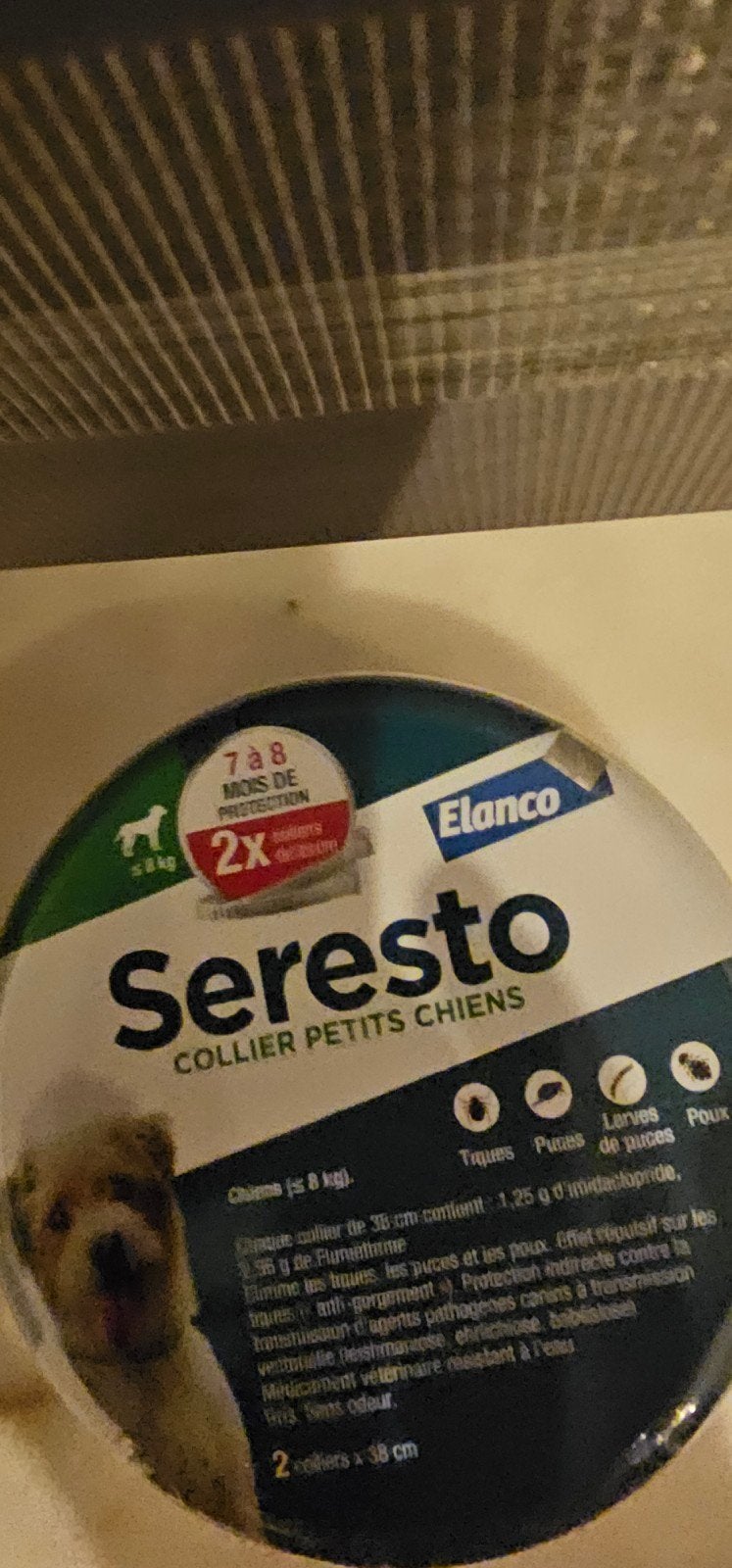 Seresto Collier petits chiens <8kgs, Enlèvement, Neuf