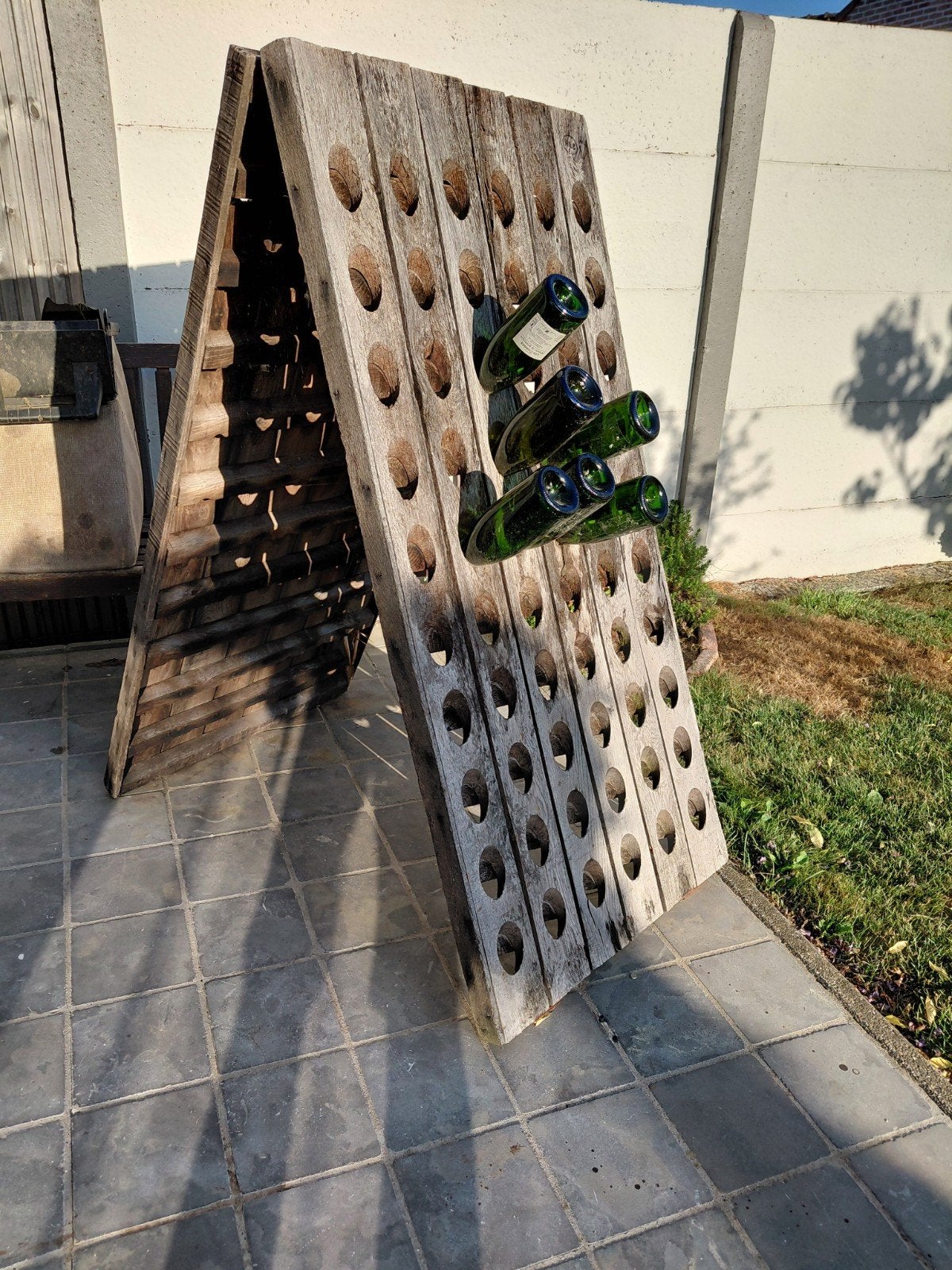 champagne pupiter Moët et Chandon, Ophalen