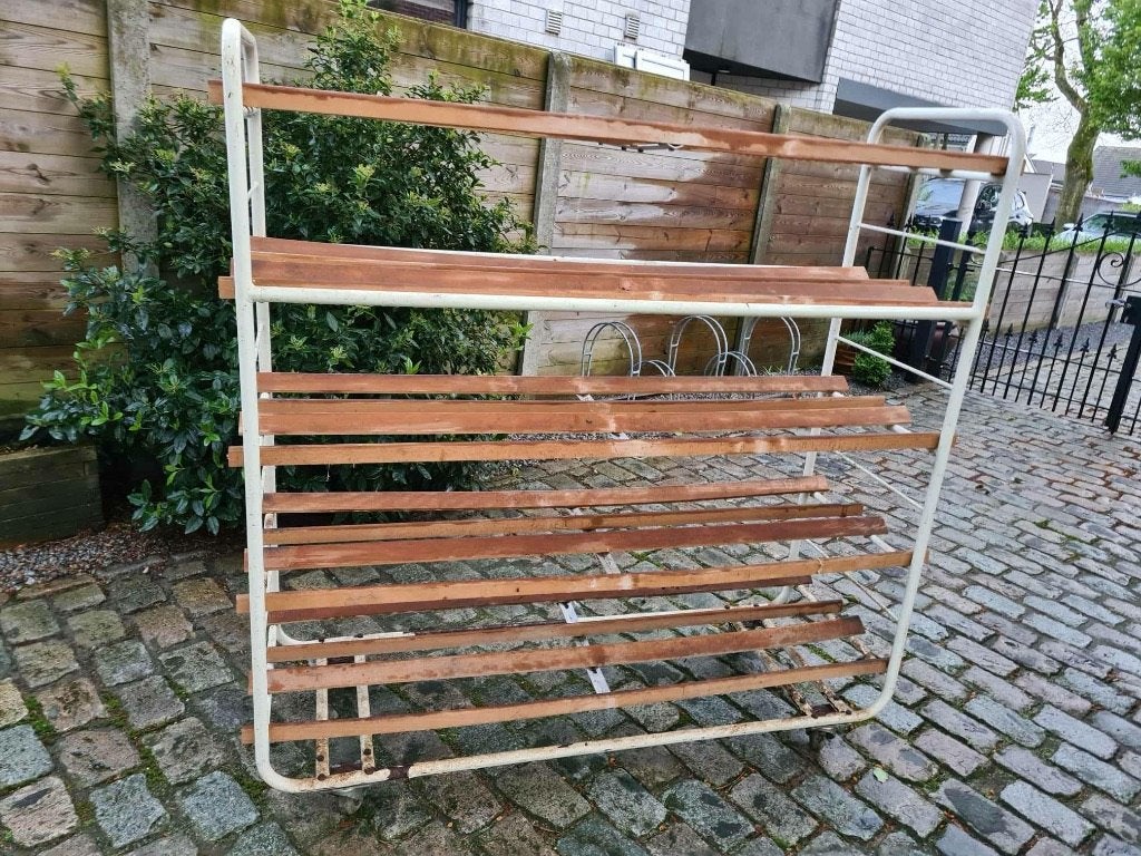 Stoere industriële broodkar op wieltjes, Antiek en Kunst, Ophalen