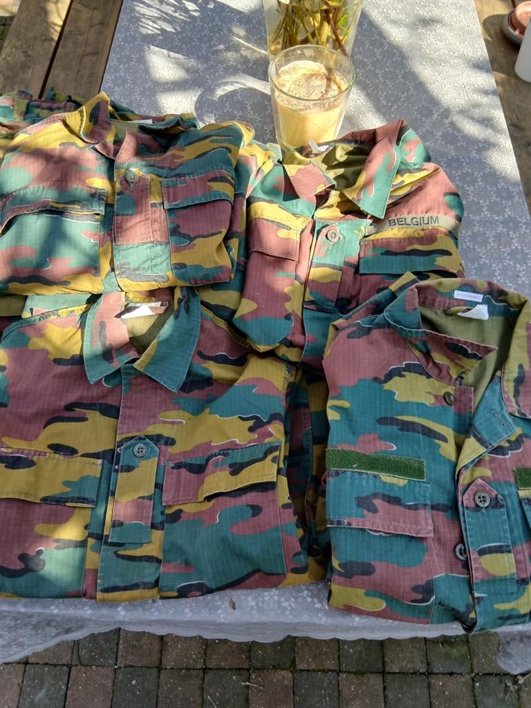 Veste camouflage belge. Plusieurs tailles., Enlèvement ou Envoi