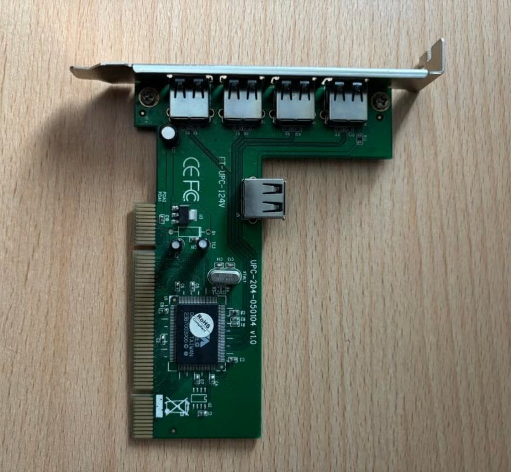 Carte usb 4 externe et 1 interne PCI, Informatique & Logiciels, Enlèvement ou Envoi, Comme neuf