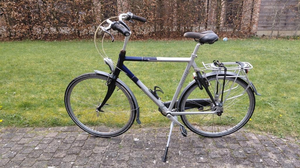 Herenfiets, Ophalen, Gebruikt, Velgrem, 57 tot 61 cm