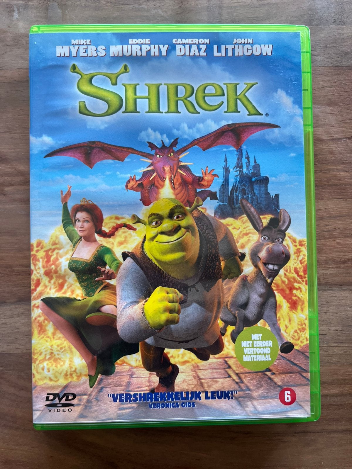 DVD Shrek 1, Bonusmateriaal, Animatie, Amerikaans, Nederlands