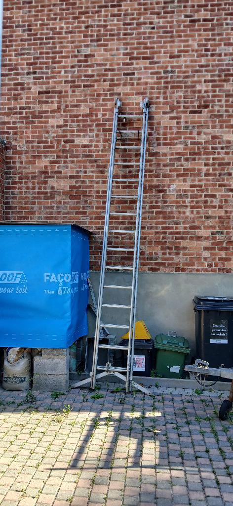 échelle perfecty  a coulisse, Doe-het-zelf en Bouw, Ladders en Trappen, Gebruikt, Ladder, Ophalen