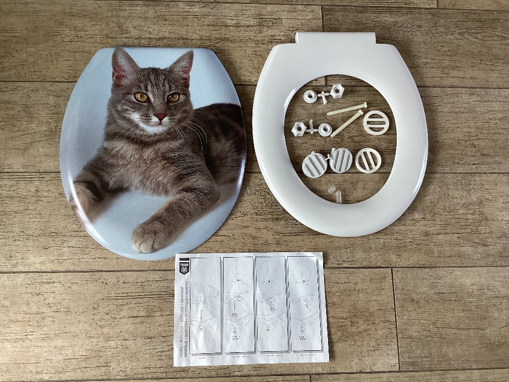 WC bril - kat, Ophalen, Nieuw, Toilet