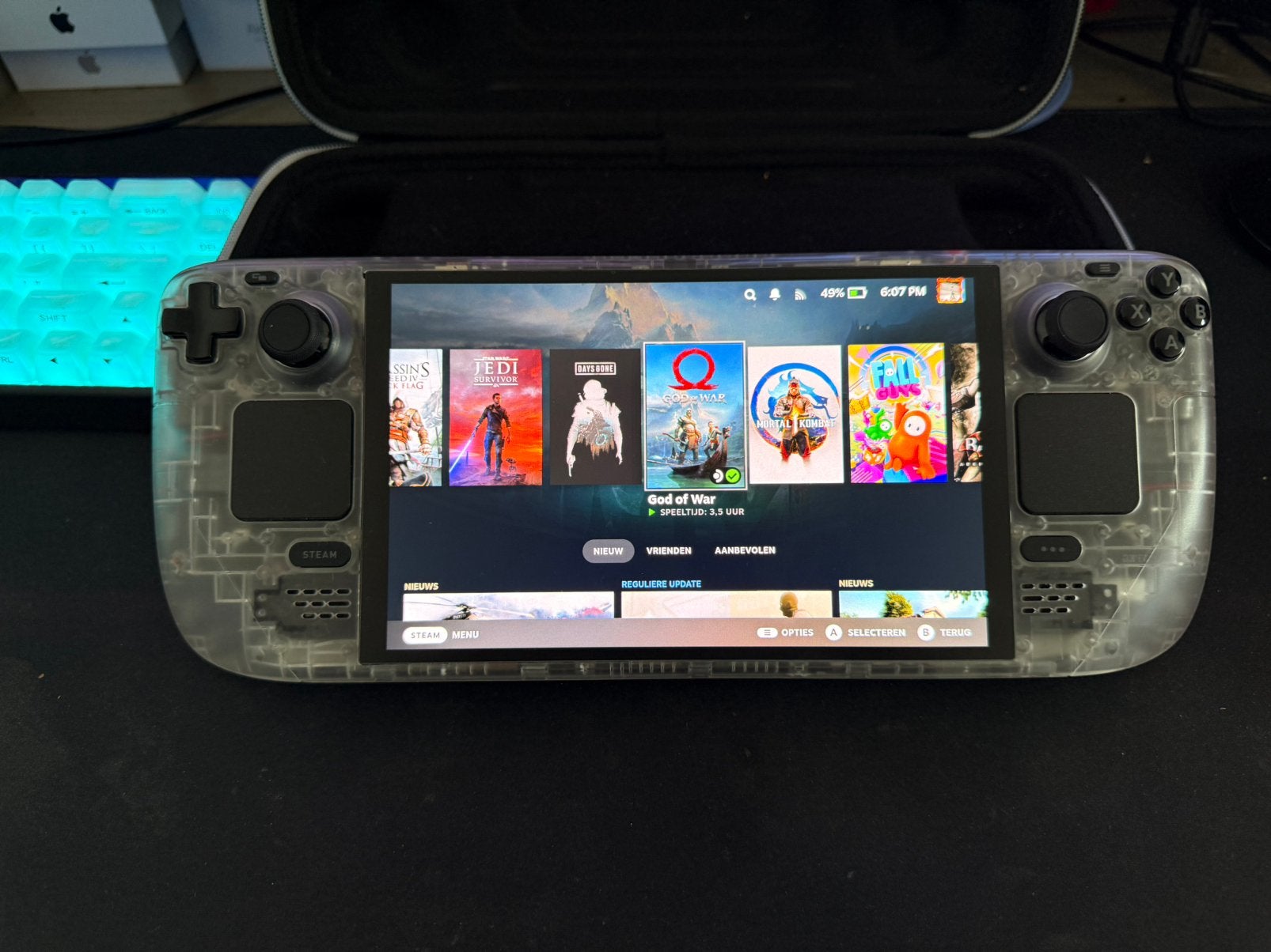 Steamdeck Oled, Ophalen of Verzenden, Valve, Zo goed als nieuw
