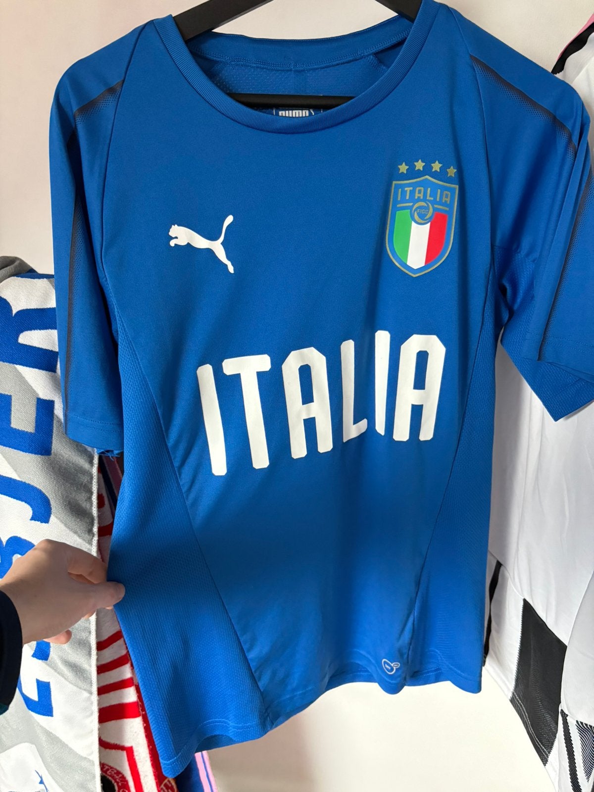 Italie - Maillot d'entraînement, Taille M, Enlèvement ou Envoi, Comme neuf, Maillot