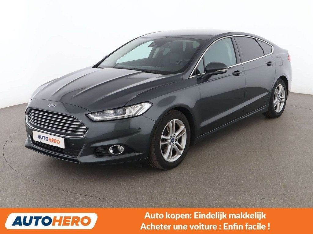 Ford Mondeo 1.5 EcoBoost Titanium (automatique), Autos, Cuir, Achat, 1505 kg, Noir