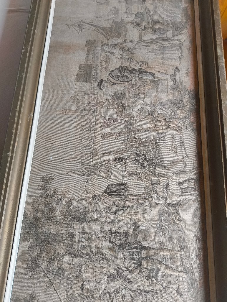Prachtig groot vintage wandtapijt - Venetiaans tafereel, Ophalen