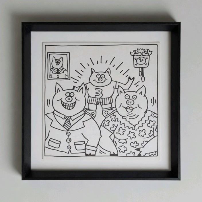 Haring Keith x3, Antiek en Kunst, Ophalen of Verzenden