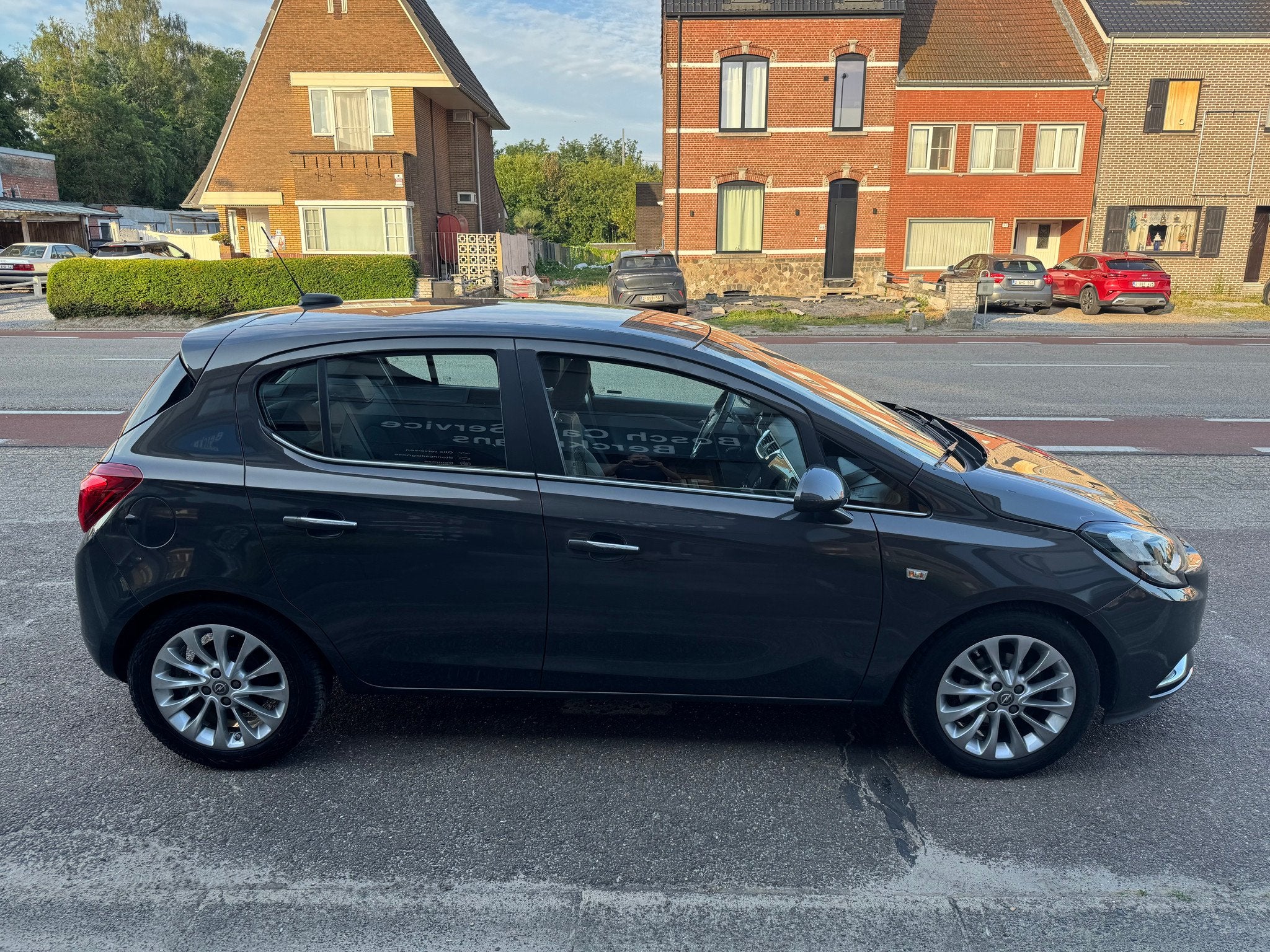 Opel Corsa Cosmo 1.4 benzine + zetel- en stuurverwarming, Autos, Argent ou Gris, Achat, 90 ch, Euro 6