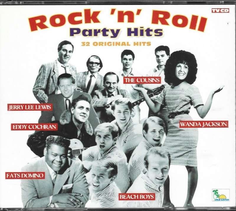 2 CD Rock 'n' Roll Party Hits, Enlèvement ou Envoi, Rock 'n' roll, Comme neuf, Compilation