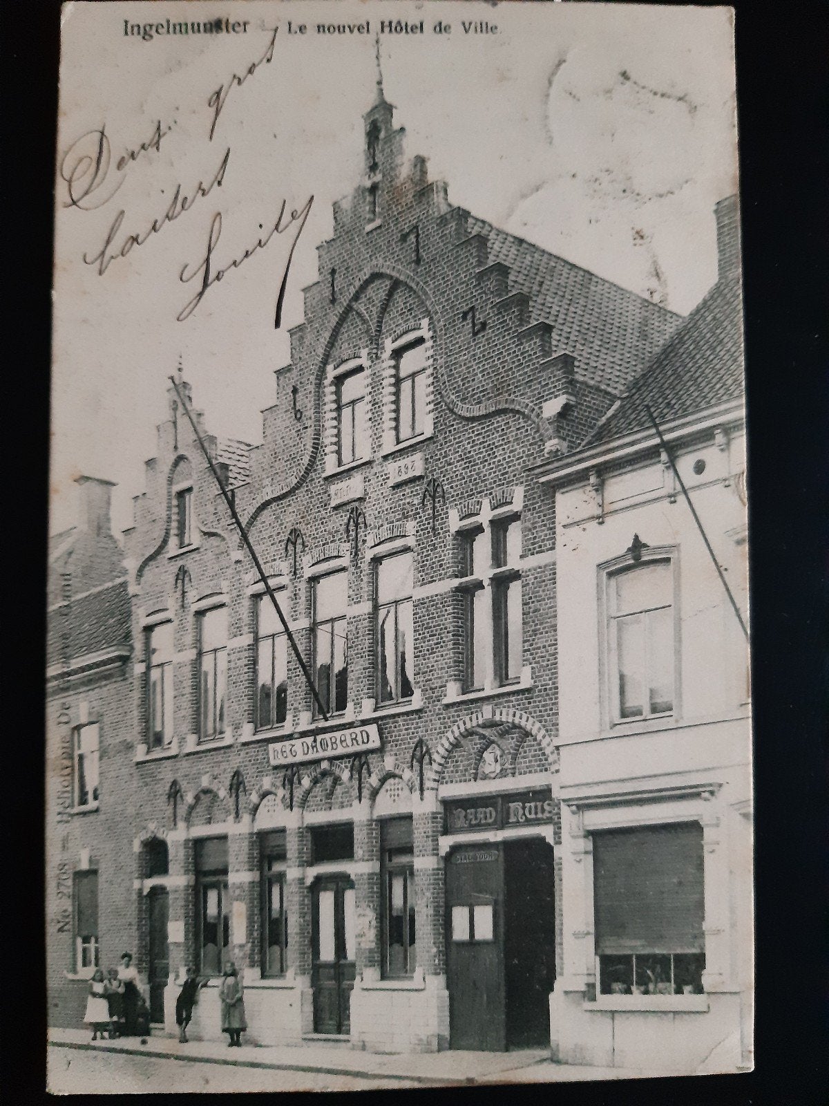 INGELMUNSTER GEMEENTEHUUS  ZELDZAAM!, Ophalen of Verzenden